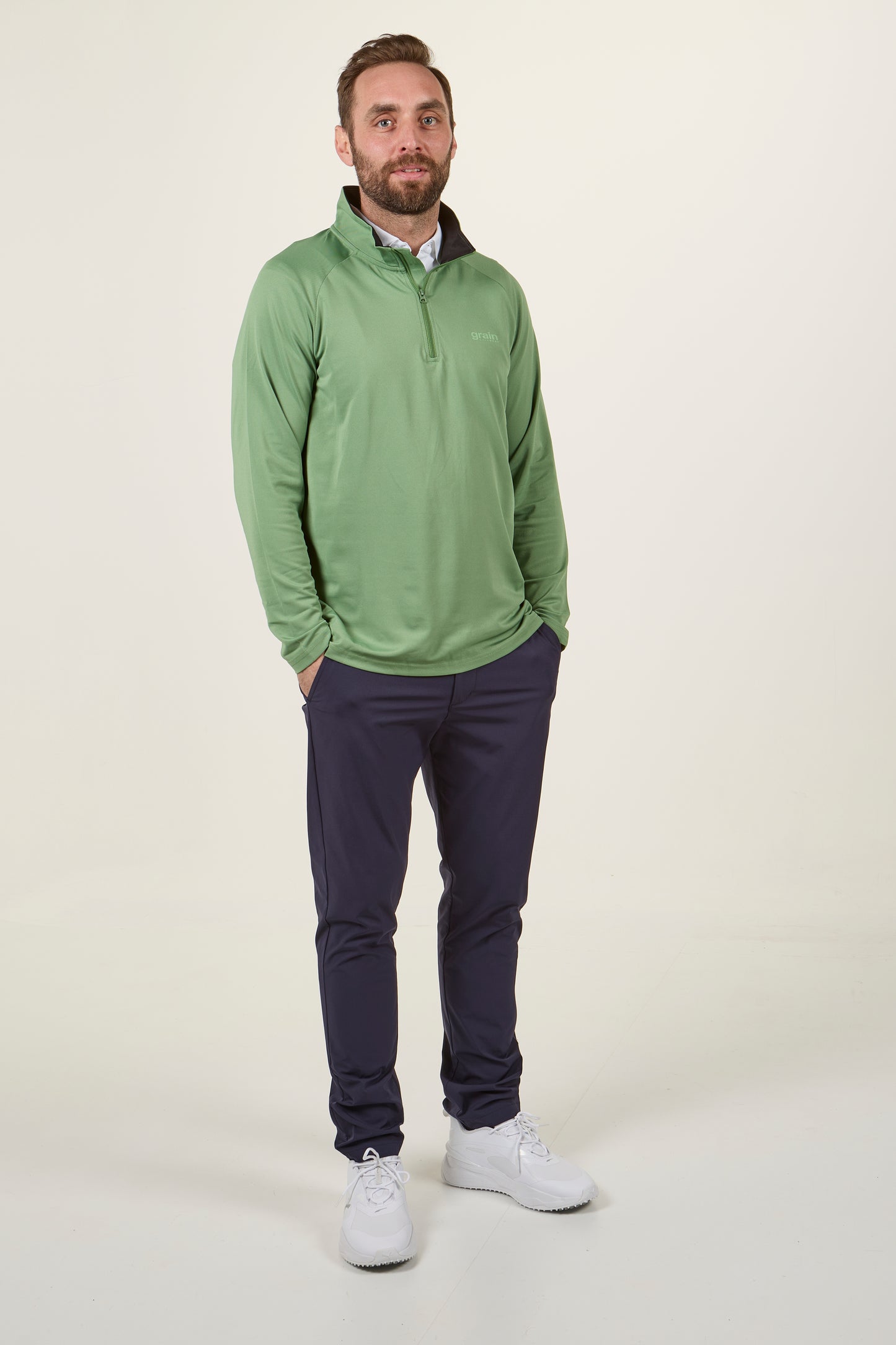 Halfzip – Turf Green