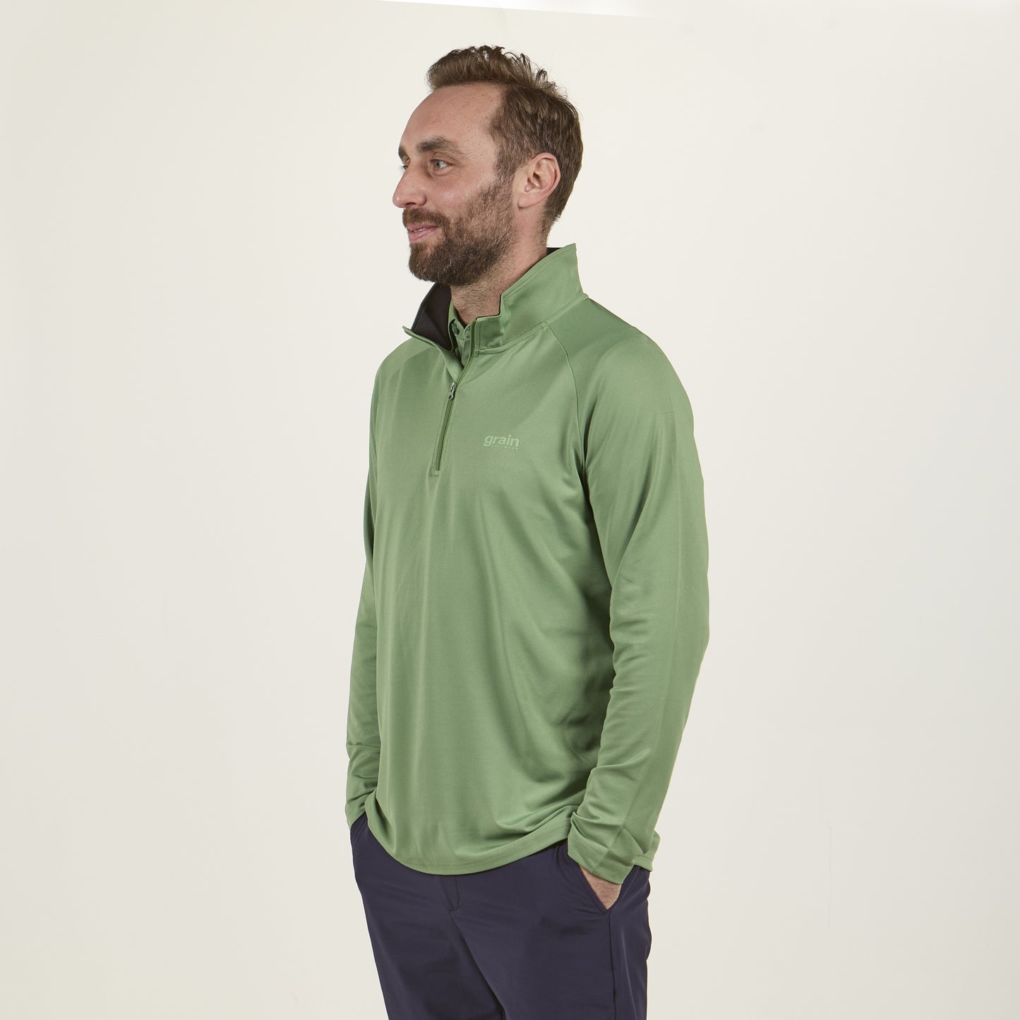 Halfzip – Turf Green