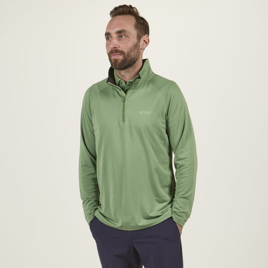 Halfzip – Turf Green